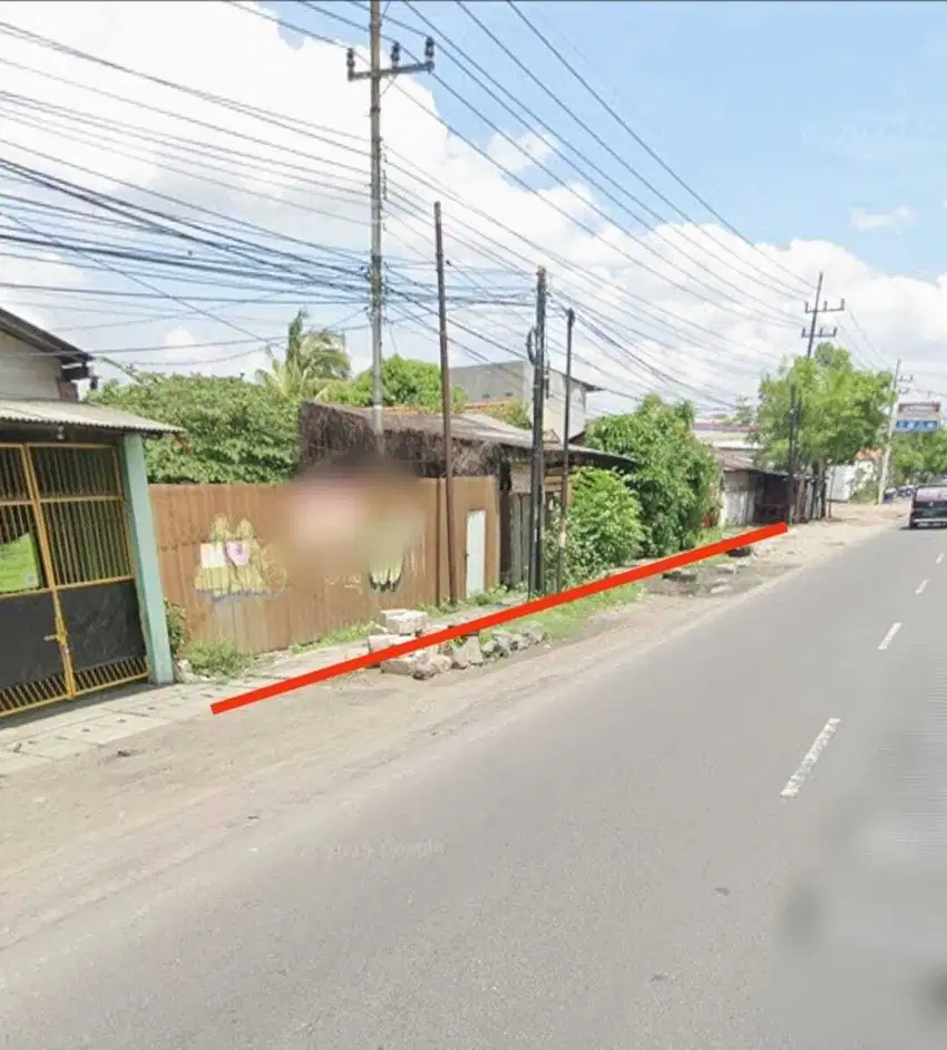 Jual cepat murah tanah Raya Kletek nol jalan provinsi
