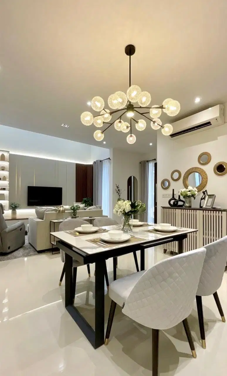 RUMAH GRAHA NATURA FURNISH MEWAH DESAIN INTERIOR 3M-AN DEKAT CITRALAND