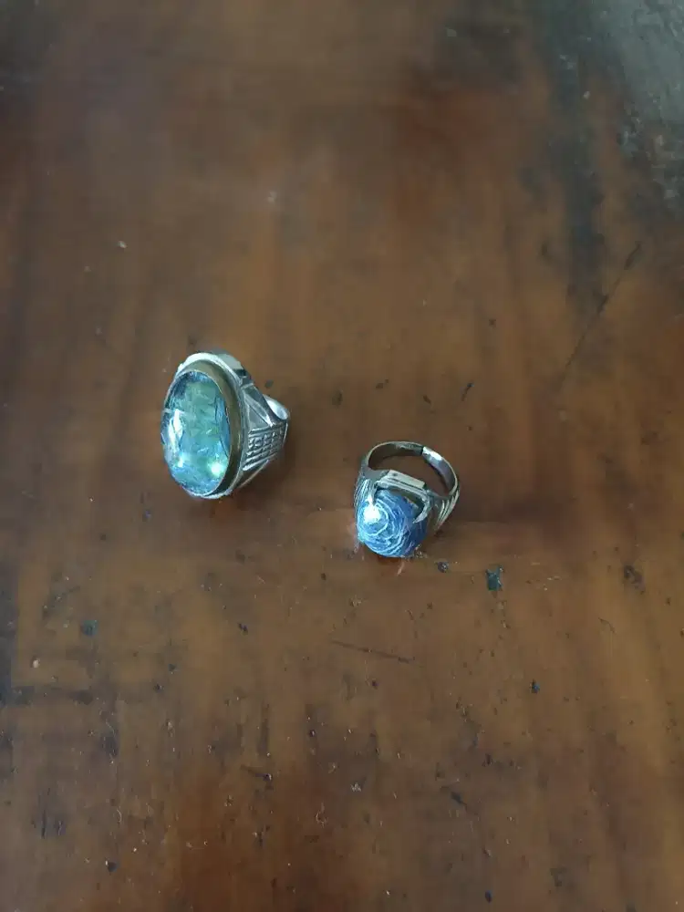 2 cincin batu akik kondisi baik