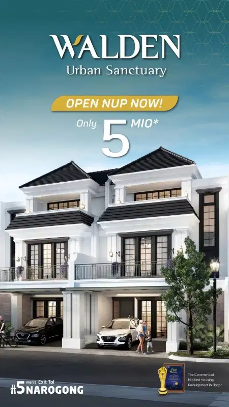 Cluster Eksklusif WALDEN Metland Transyogi Cibubur