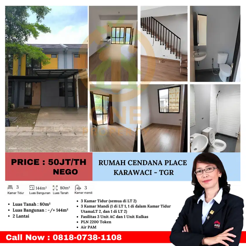 Rumah di Cendana Place - Karawaci, Tangerang