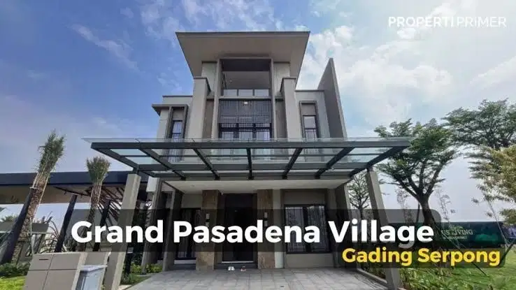 Jual rumah mewah cluster baru Pasadena Village Gading Serpong BSD