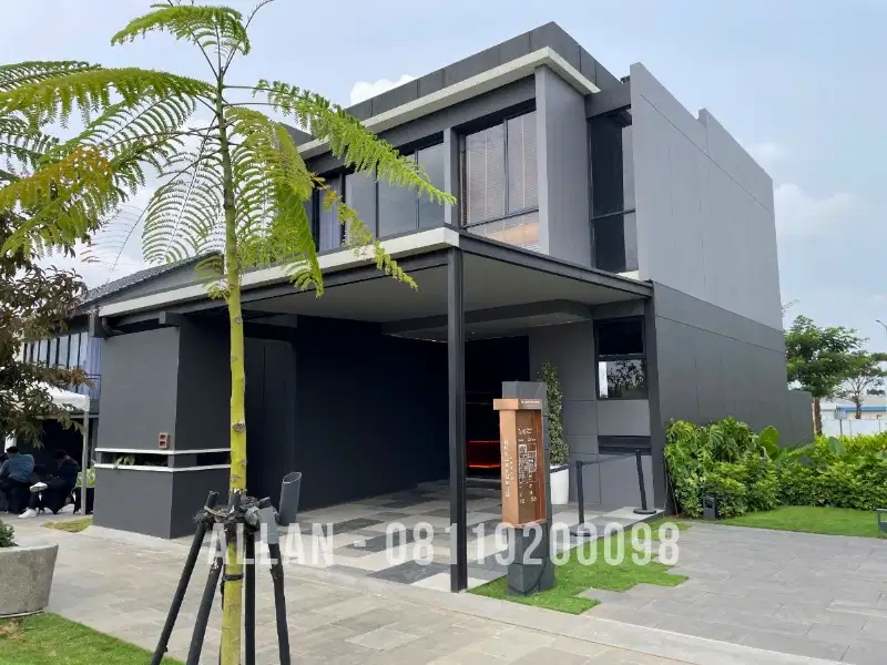 Rumah mewah Blackslate 7x16 cluster baru Park Serpong Tangerang