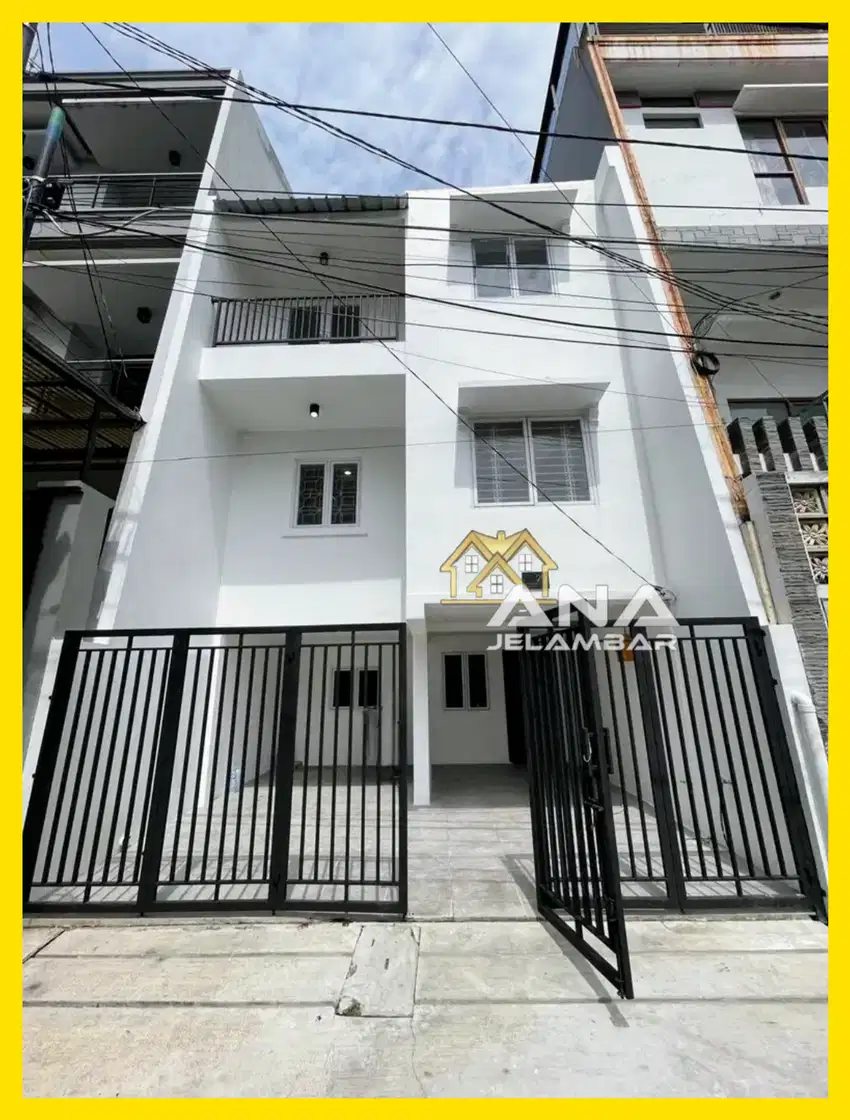 ANA RUMAH BARU RENOV 3LT LUAS 6X13M HADAP UTARA DI TANJUNG DUREN