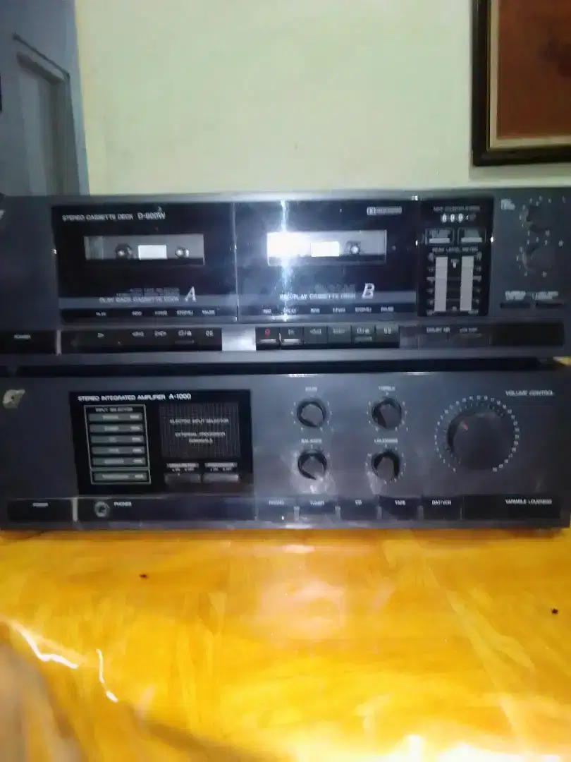 Sansui tape deck dan Amplifier