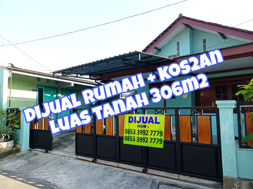 Rumah +Kos 306m2 Dekat ke Angkasa Adisucipto Blok O Janti Ambarukmo