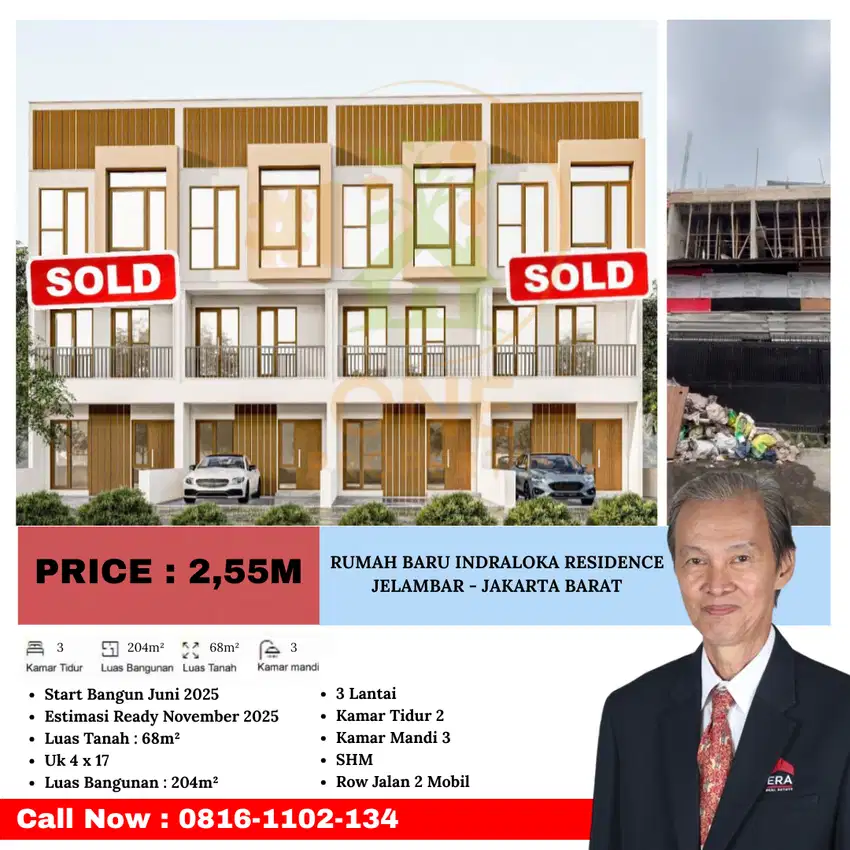 Rumah Baru Indraloka Residence Jelambar - Jakarta Barat