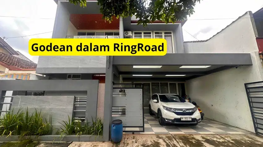 Rumah Jalan Godean Dalam Ring Road Tanah Luas 2 Lantai