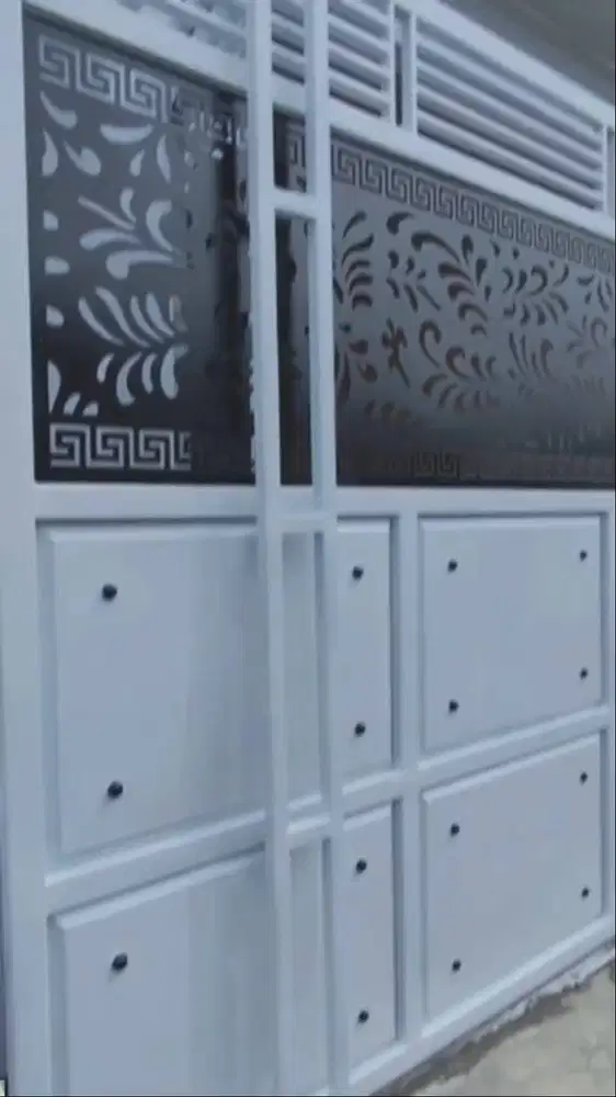 pagar kating dengan besi holo galvanis 1,2mm