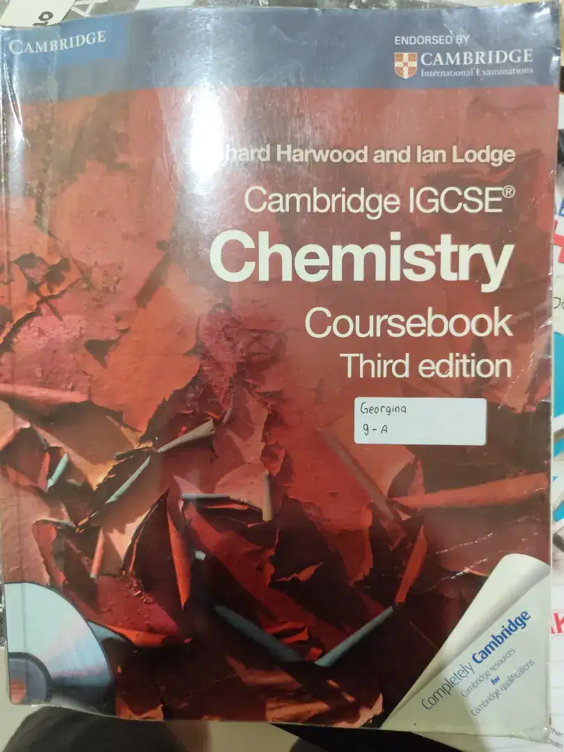 JUAL CEPAT BUKU KIMIA CAMBRIDGE IGCSE COURSEBOOK THIRD EDITION