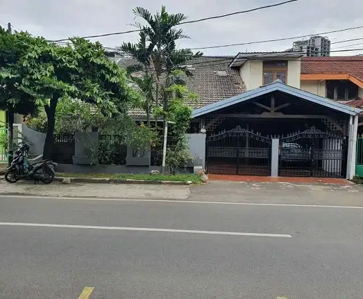 DIJUAL RUMAH CEMPAKA PUTIH 380,8m2 HADAP TIMUR,2 LANTAI,KODE JF