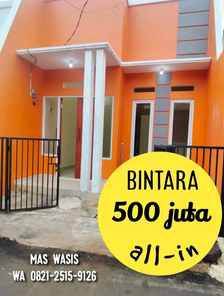 Dijual Rumah Murah Meriah Bintara dekat Stasiun Cakung, Pd Kopi, BKT