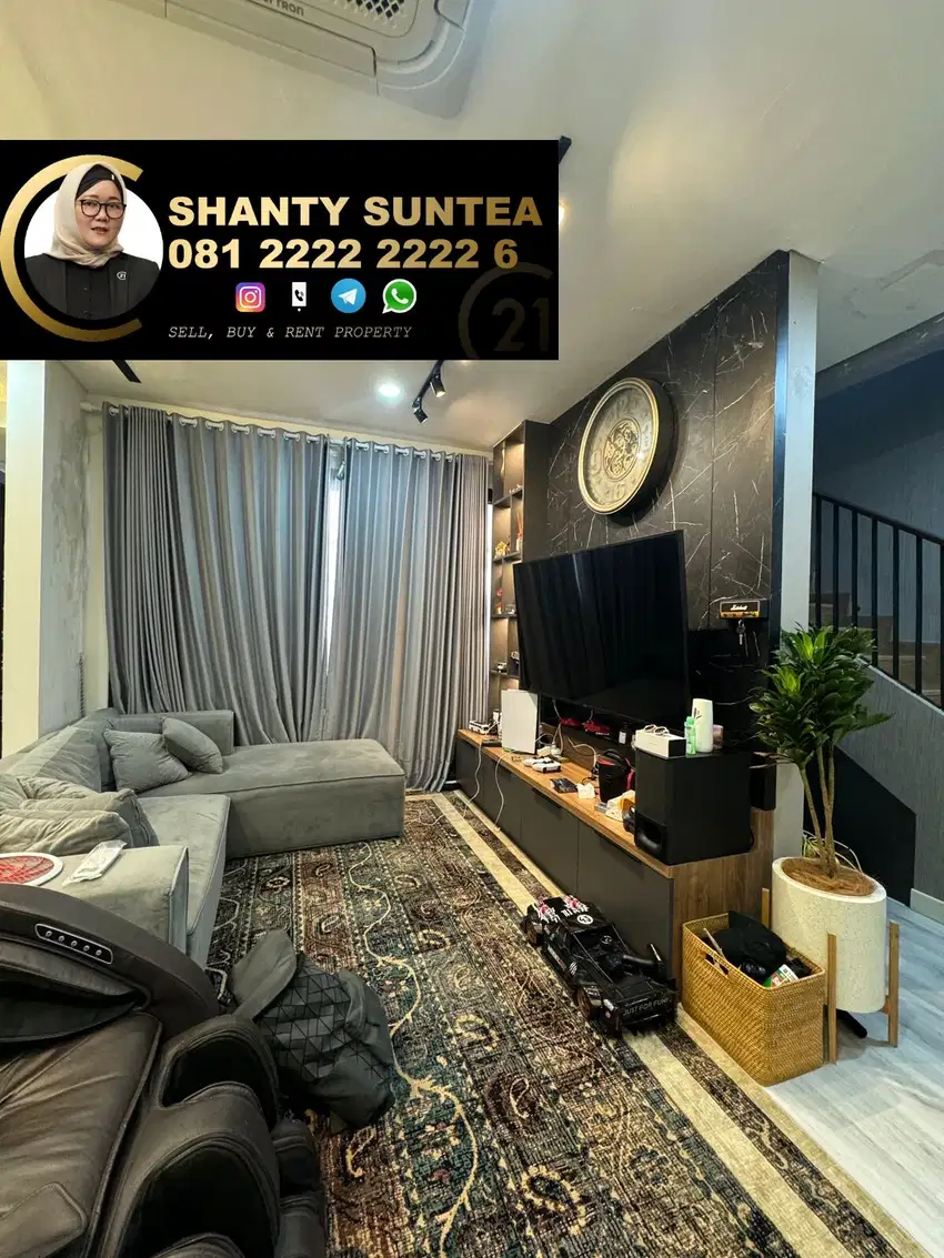Rumah Mewah Minimalis + Rooftop di Cluster Kebayoran Bintaro SF-15154