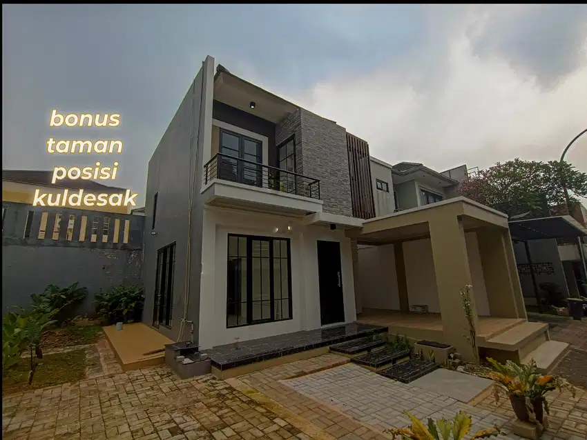 jual cepat rumah huk  kuldesak satu satunya di kota wisata cibubur