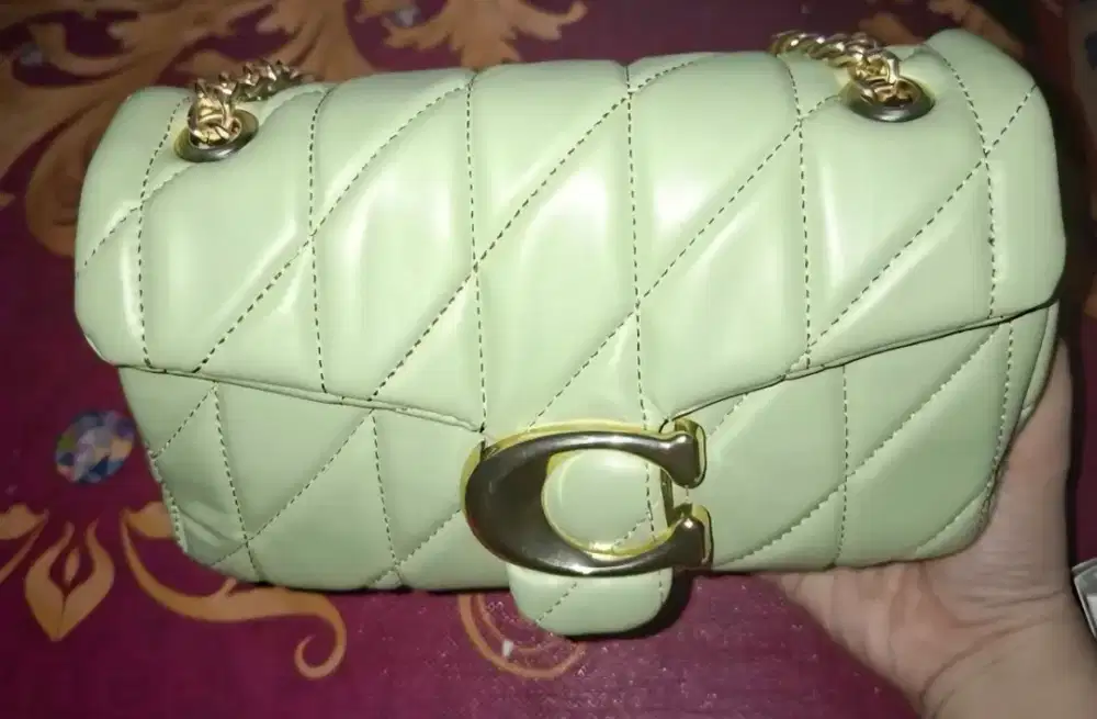 Tas merk coach warna hijau