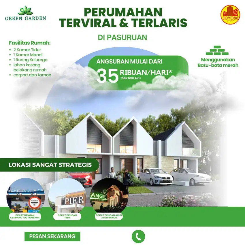 Rumah Subsidi Dekat Dengan PT Meiji dan Kawasan Industri PIER