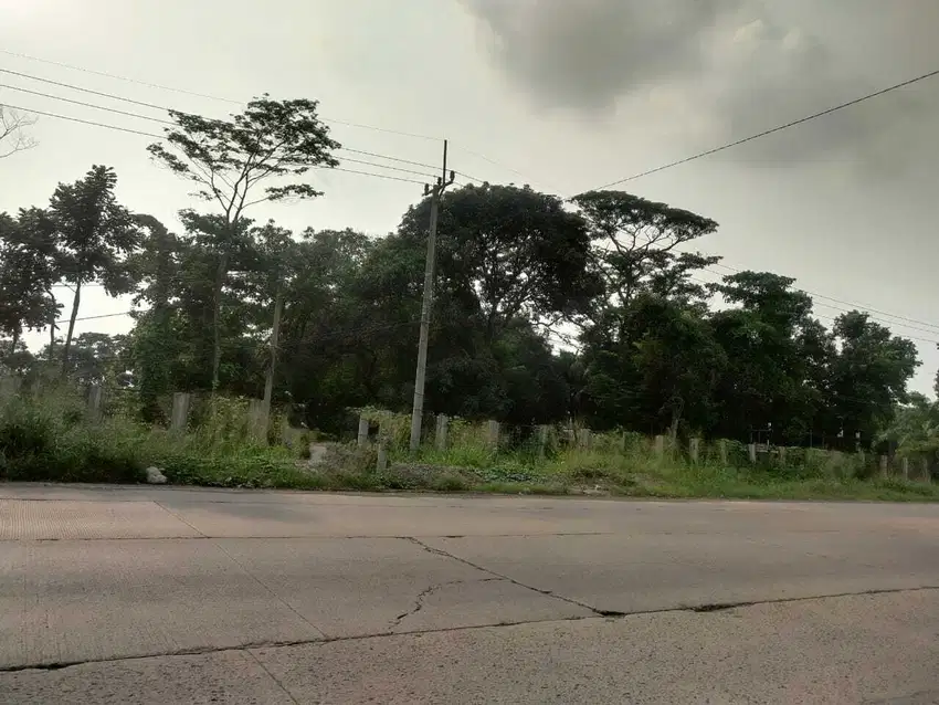Di jual tanah + pabrik Jl.Raya Cikande -Rangkasbitung
