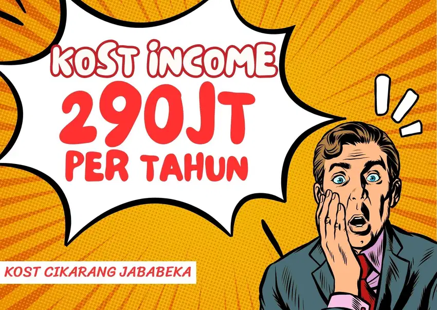 Kost President University Income 290jt/th Jababeka Cikarang-Furnished