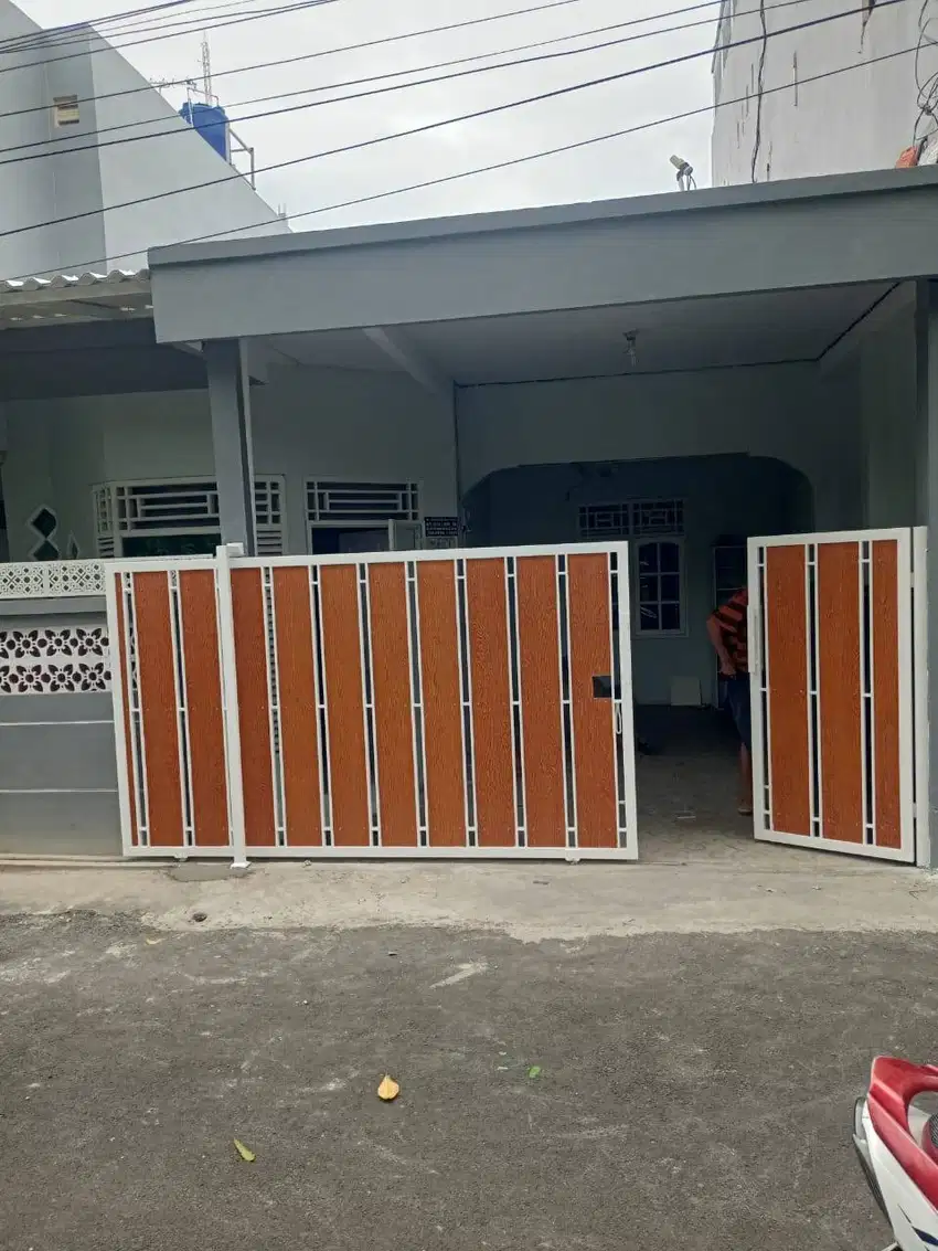 pagar rumahbahan grc dan besi holo anti karat