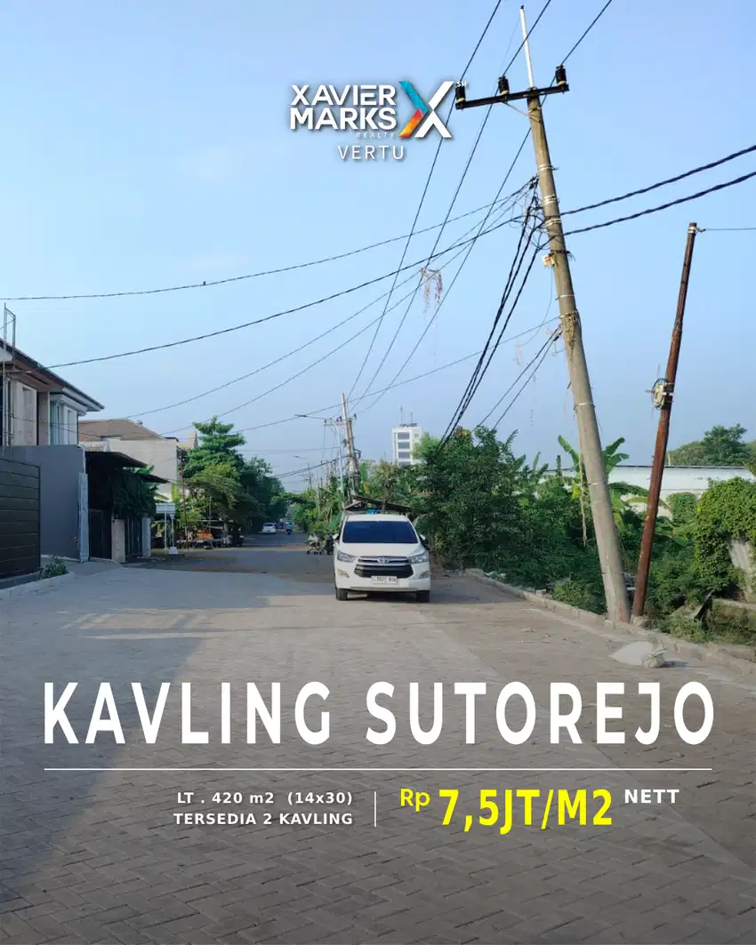 2 Kavling Area Sutorejo, Lokasi Strategis di Surabaya