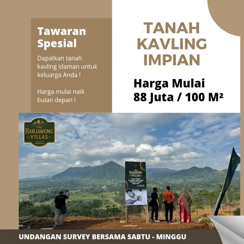 Dijual Tanah kavling dengan lokasi yang strategis