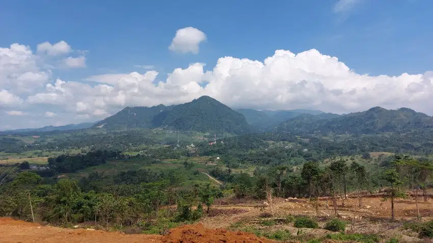 Jual tanah kavling shm di puncak 2 bogor view indah