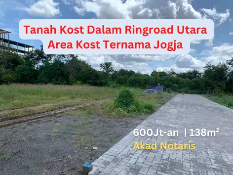 Jual Tanah Kost Dalam Ringroad Belakang Kampus UTY