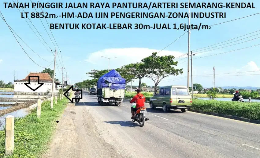 Tanah Zona Industri Raya Pantura Semarang-Kendal dekat KIK siap bangun