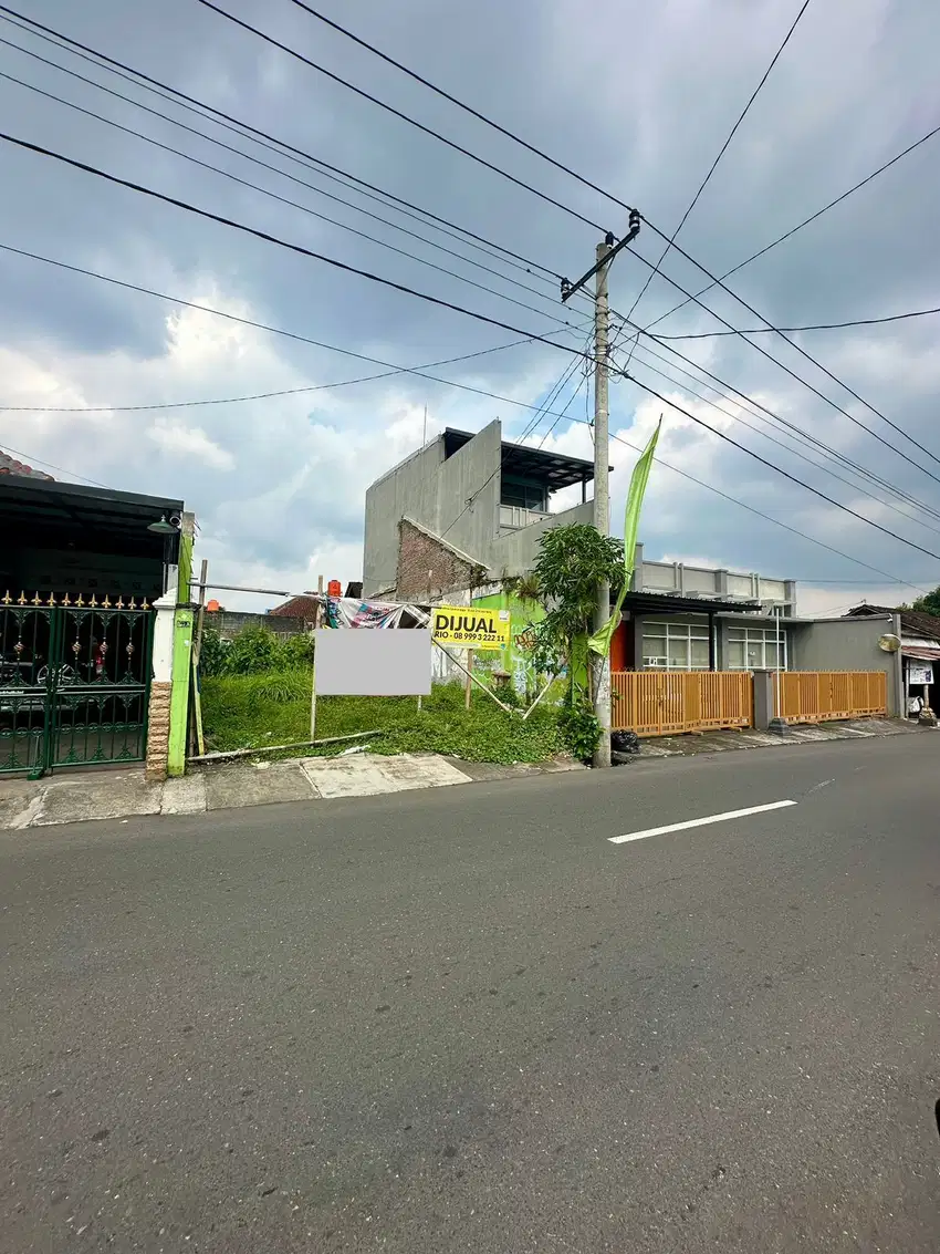 Tanah strategis pinggir jalan lempongsari cocok kost hunian usaha