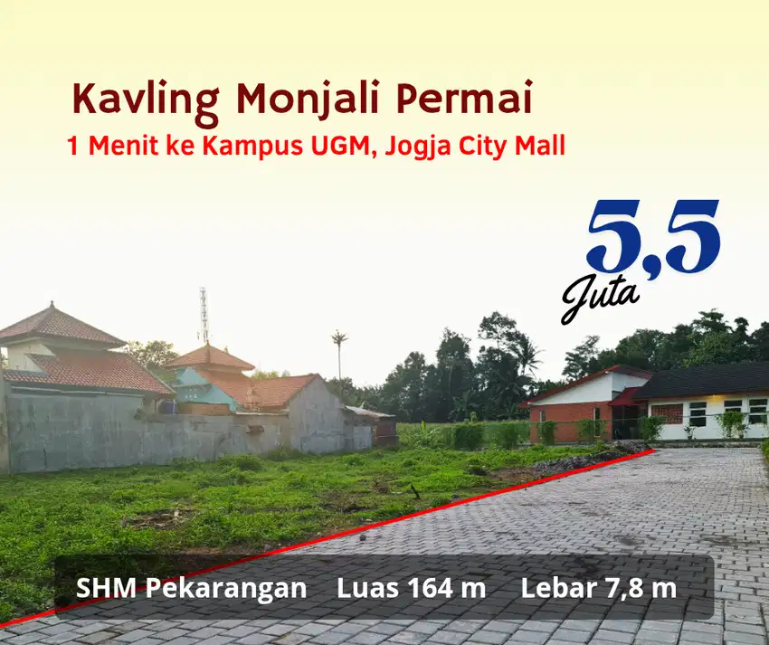 Dijual Tanah Murah SHM di Kawasan Monjali Jogja