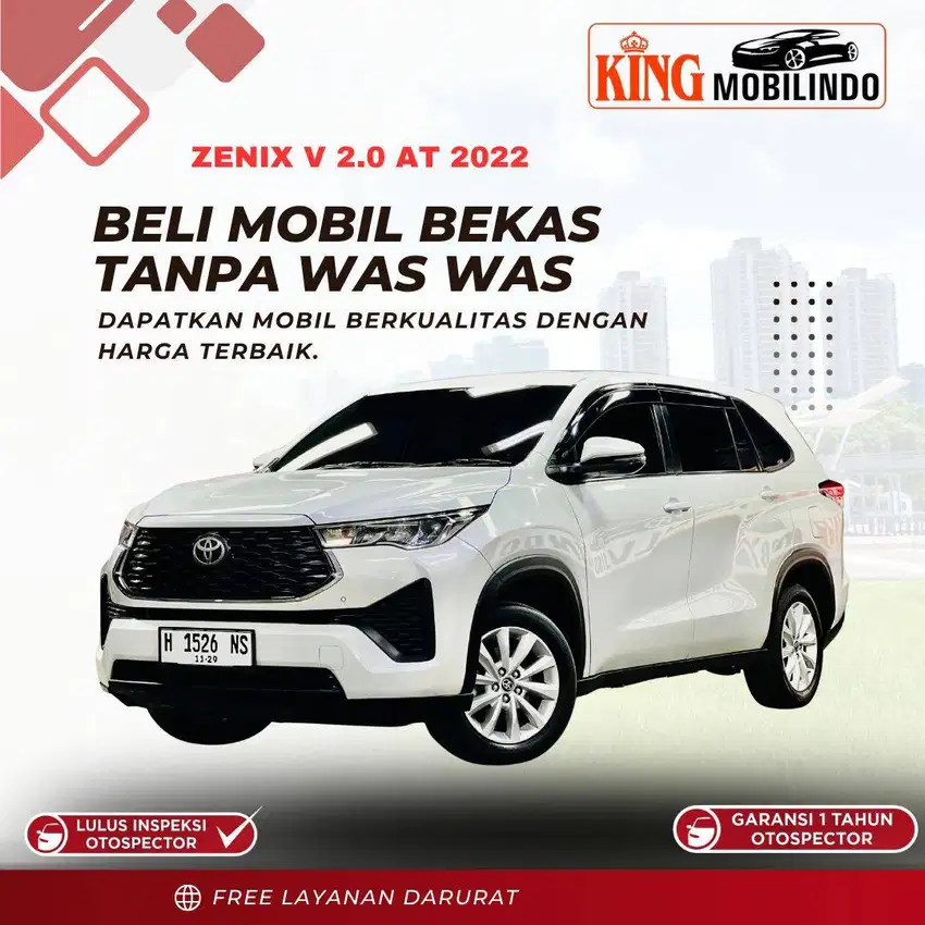 ( KING MOBILINDO ) ZENIX V 2.0 AT 2022, LIKE NEW