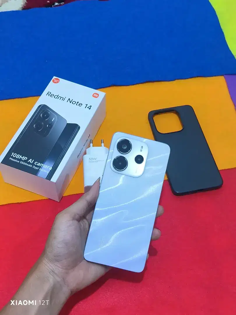 Redmi note 14 16/128 lengkap mulus harga net