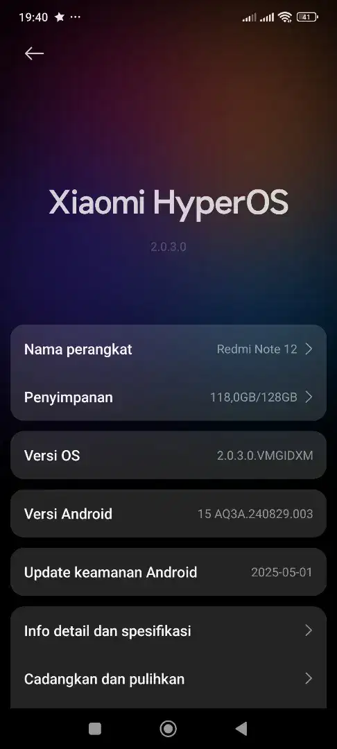Redmi note 12 ram 6+2/128