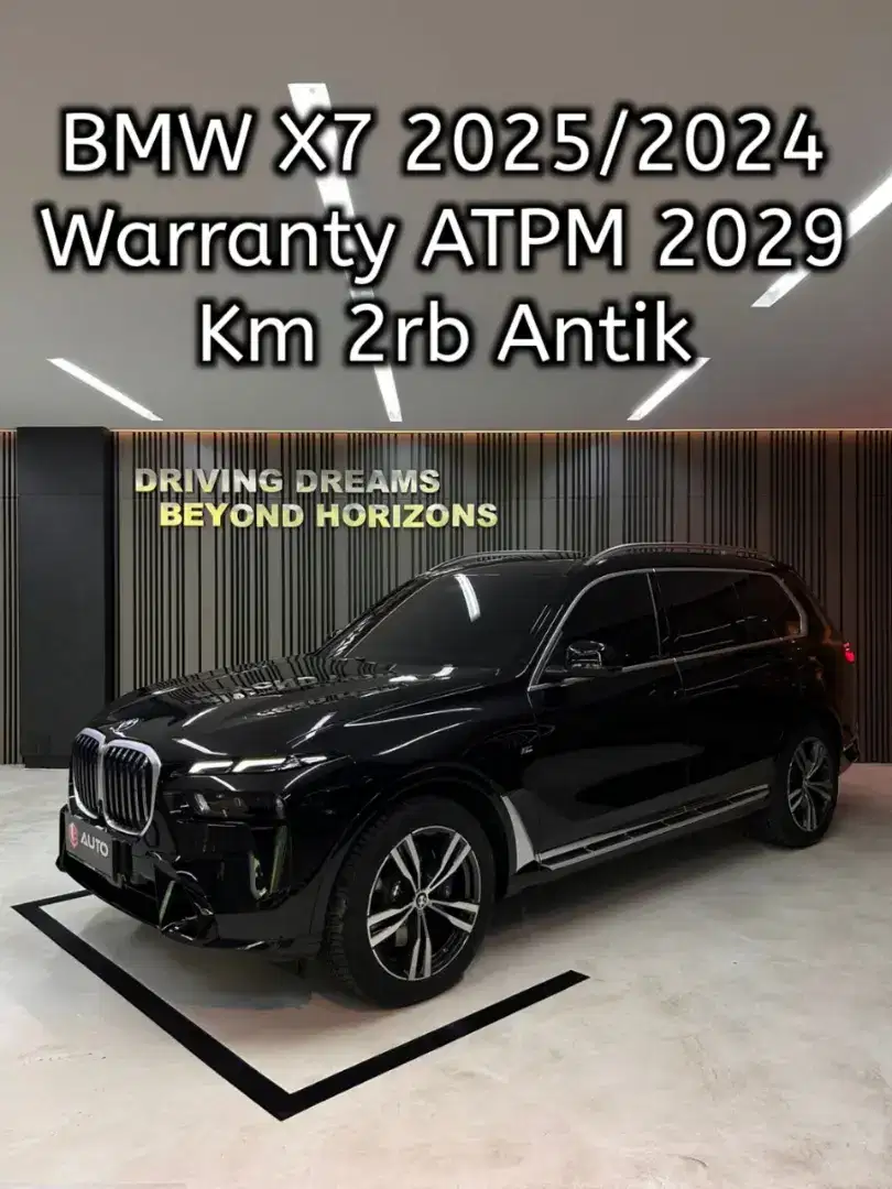 BMW X7 Xdrive40i XLine 2025 Hitam New Model Km2rb B1716NJG Nik 2024