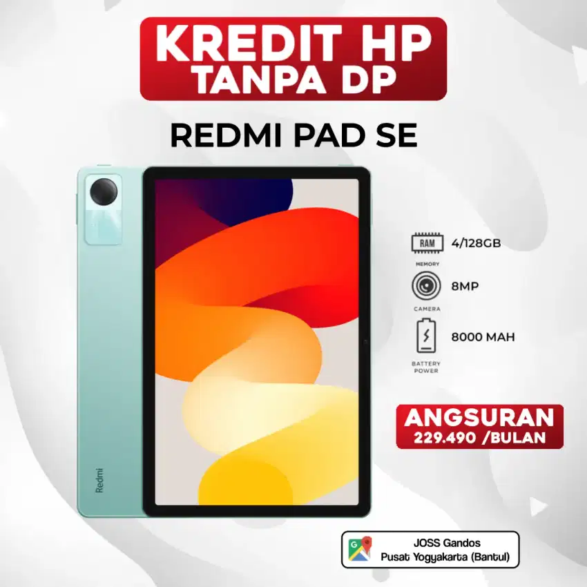 REDMI PAD SE 4/128GB KREDIT TANPA DP BUNGA 0%