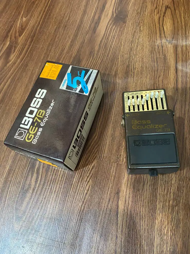Boss GE7B Bass Equalizer Pedal made in Japan