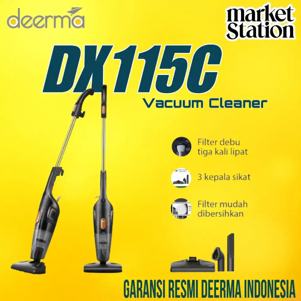 DEERMA VACUUM CLEANER DX115C GARANSI RESMI
