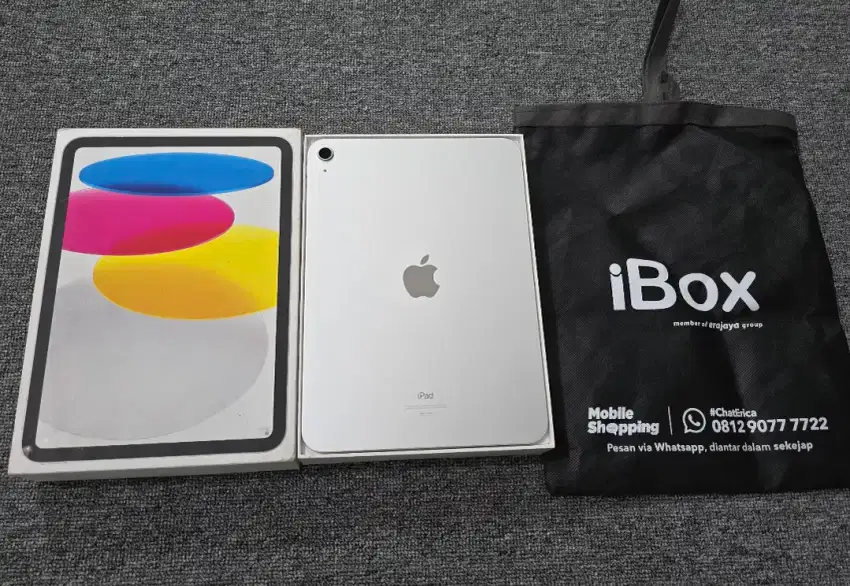iPad Gen 10 64GB iBox mulus seperti baru