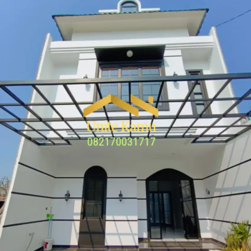 Rumah baru 3 lantai+Pool, Lt.103 Lb.190, Rp2,7M Larangan-Joglo
