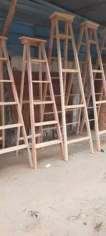 tangga tirai Kursi bambu dll