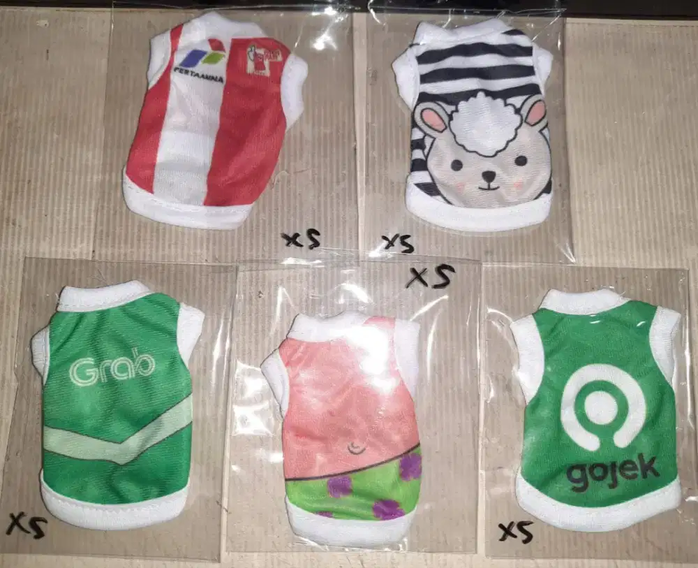 Baju hamster dan sugar glider