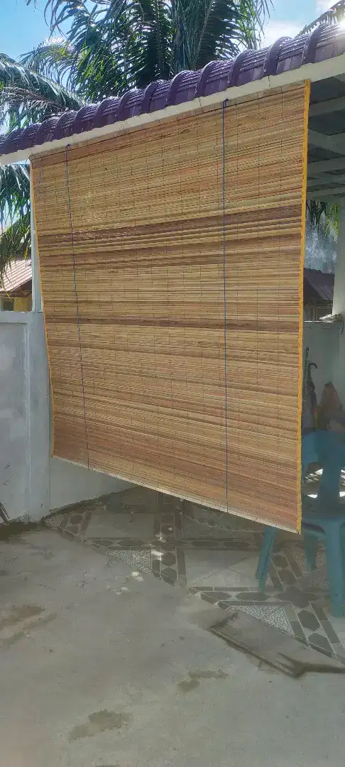 tirai tangga kursi bambu dll