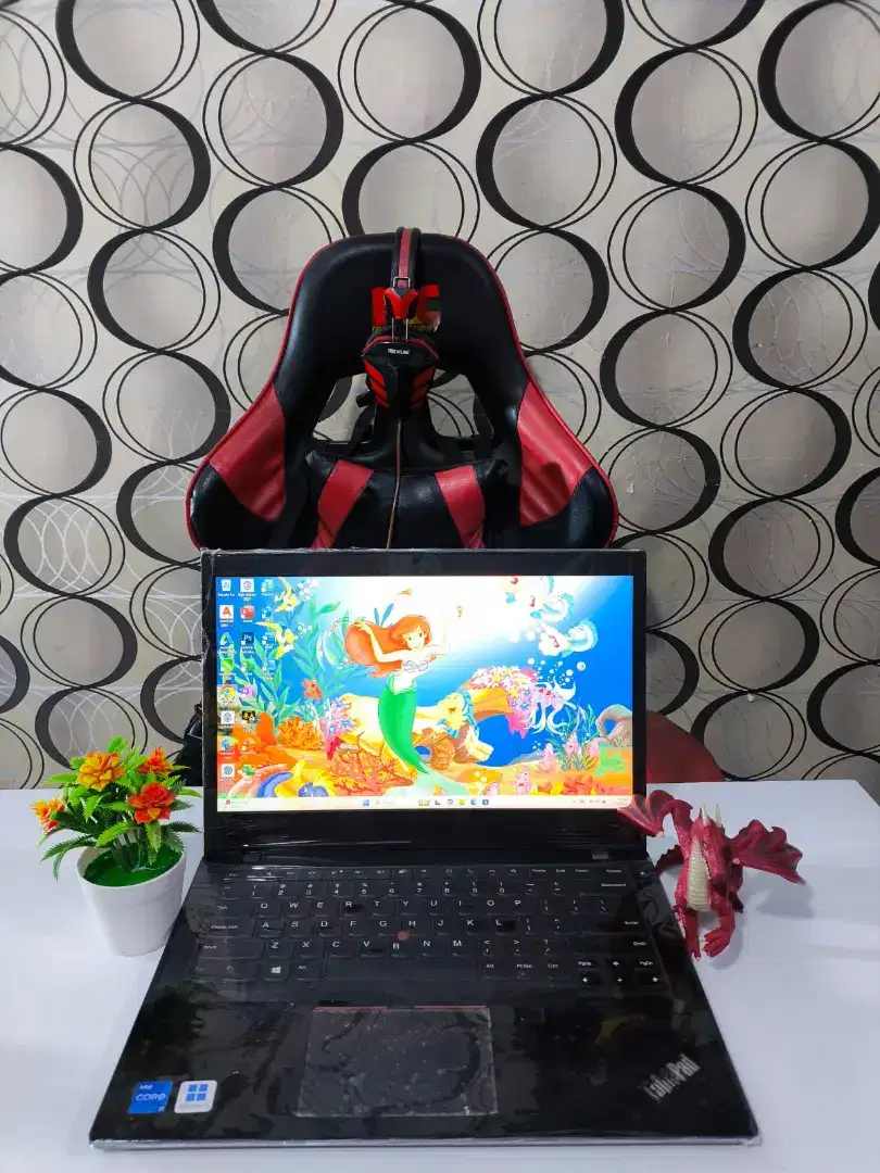 Laptop Slim Multimedia Lenovo L4-ZF Core i7 Gen 10 RAM 16gb murah bgt