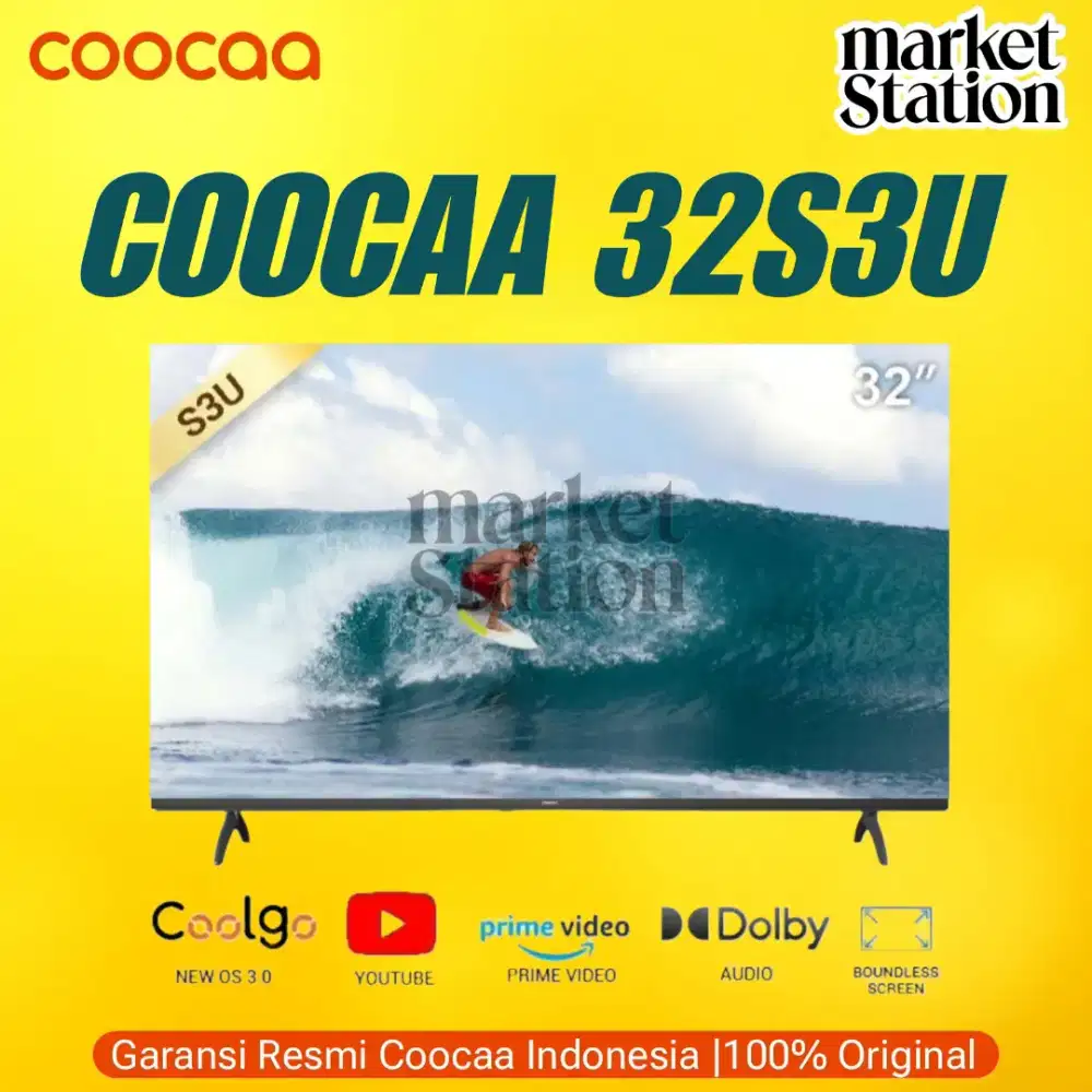 SMART TV COOCAA 32S3U YOUTUBE DIGITAL GARANSI RESMI