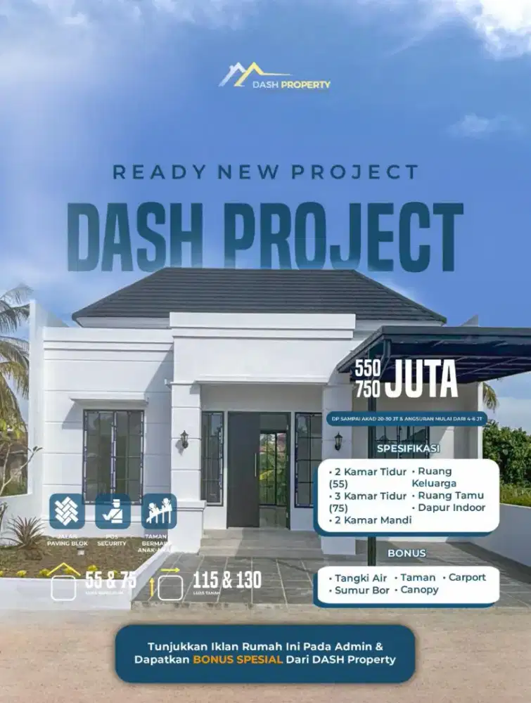 RUMAH CLUSTER CANTIK DEKAT CHEVRON