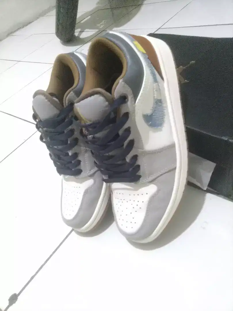 Nike Air Jordan Low 1 Repaired Denim