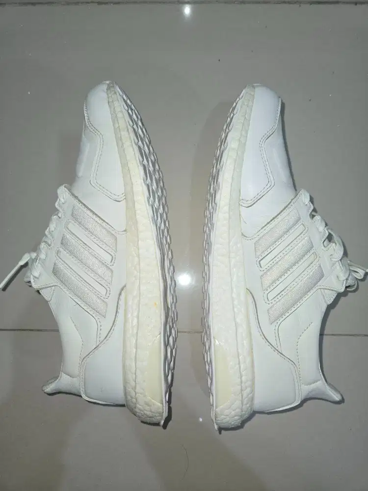 Adidas Ultra Boost Triple White Full Leather EF1355