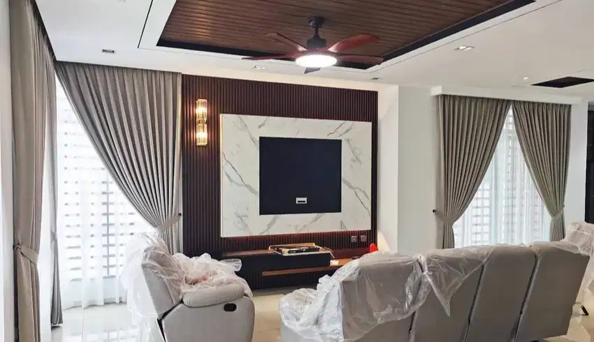 Dijual Gorden Blackout Pasang Skat Klinik Hordeng Gordyn Vitrase