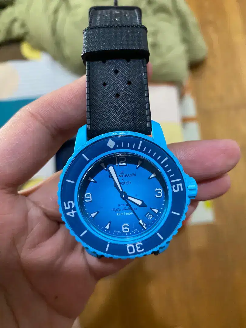 Swatch x Blancpain Blue Lagoon