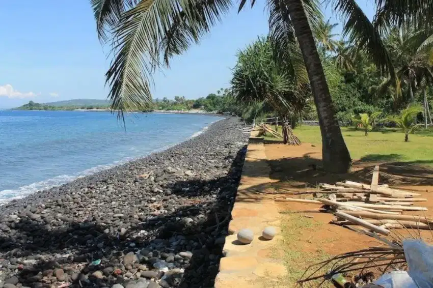 Amazing Ocean Beach Front Land Bonus Villa Karangasem Bali